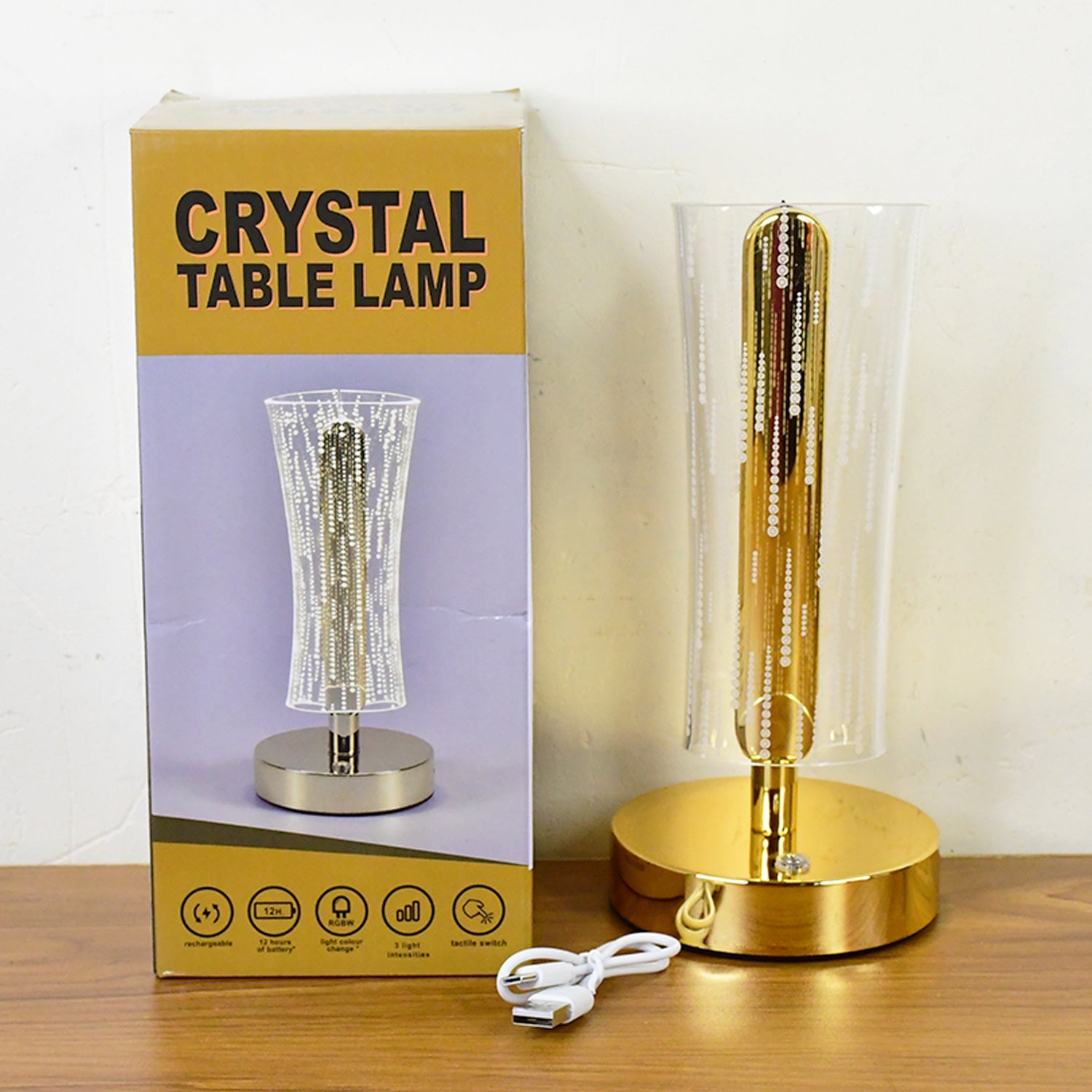 Luxury Crystal Table Lamp (1 Pc) Luxury Crystal Table Lamp (1 Pc)